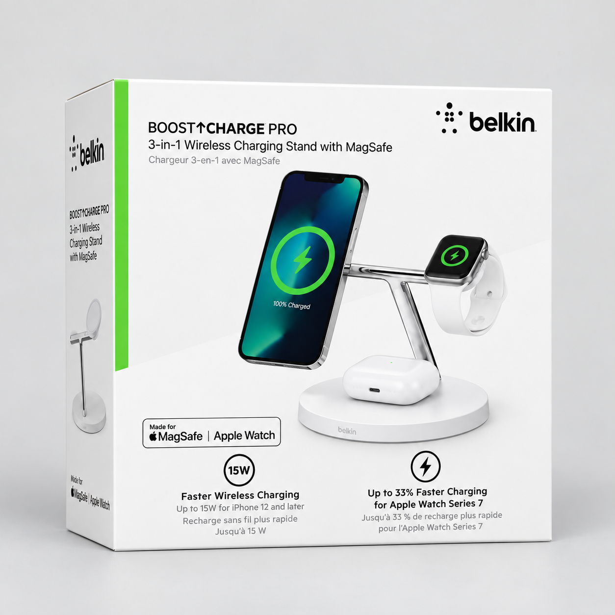 Belkin BoostCharge Pro 3-i-1 med MagSafe